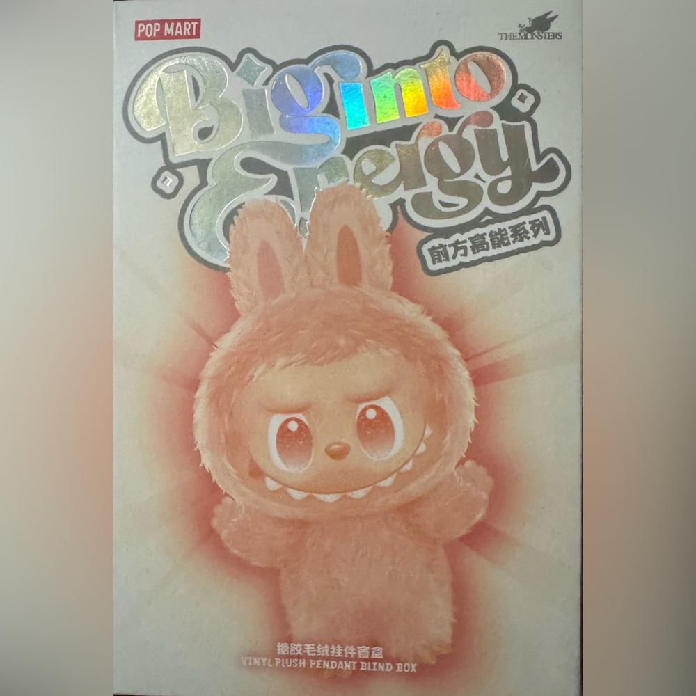 the monsters labubu big into energy & gifts with bag Big Into Energy Plush Toy
